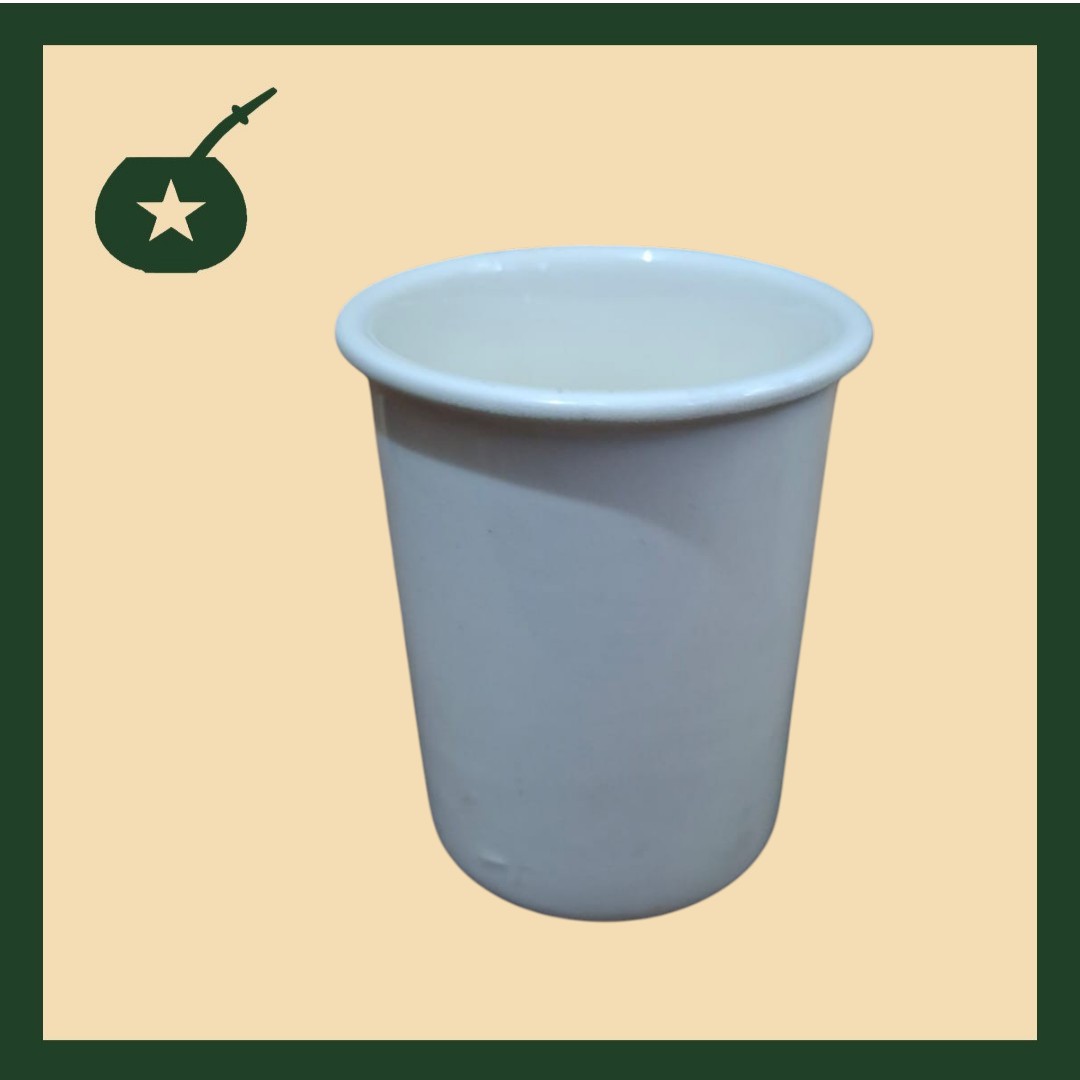 Mate Cerámica Blanco pequeño