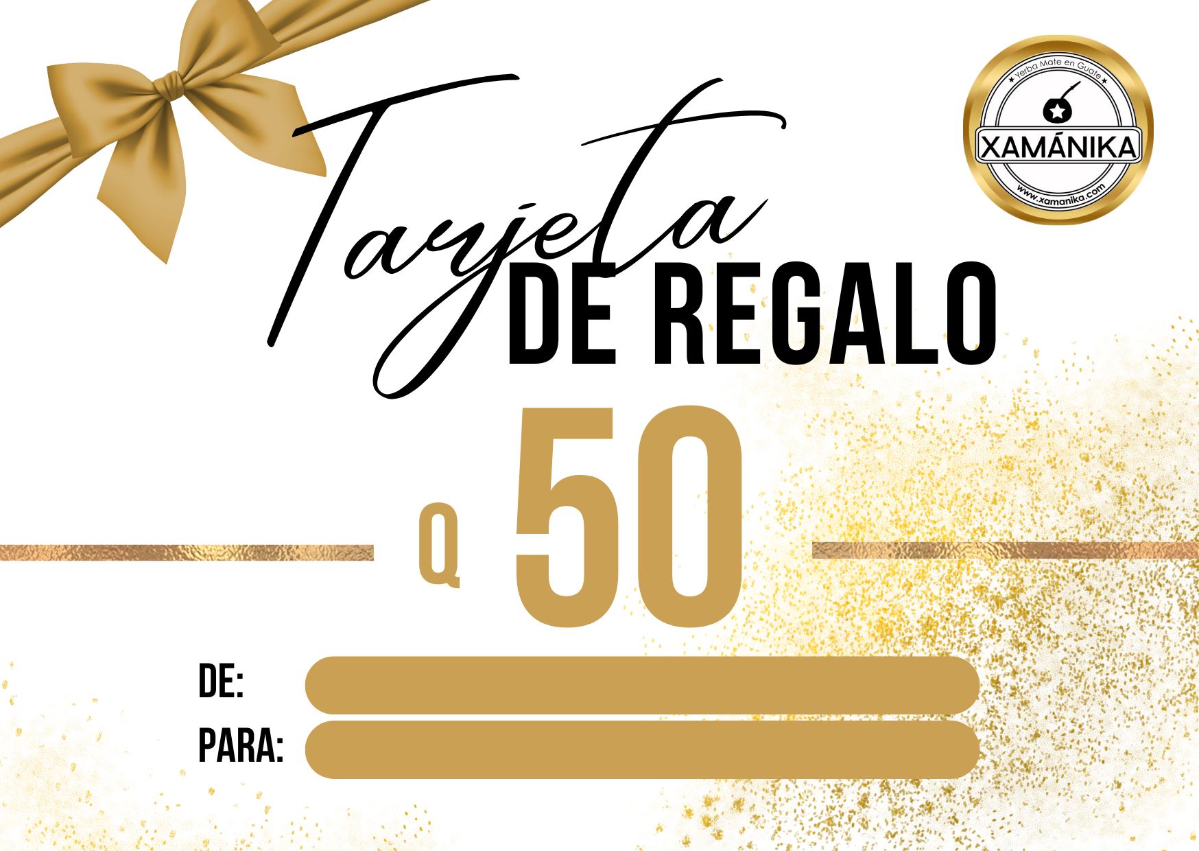tarjeta de regalo