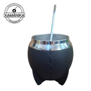 Mate Torpedo Negro Interior Acero Inox. y exterior Acrílico+ Bombilla