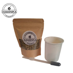 combo principiante mate ceramica blanco+bombi plastica transparente + yerba mate 50 gramos