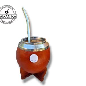 Mate Torpedo Naranja + Bombilla (Mc04)