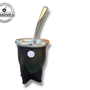 Mate Camionero negro + Bombilla (Mc-10)