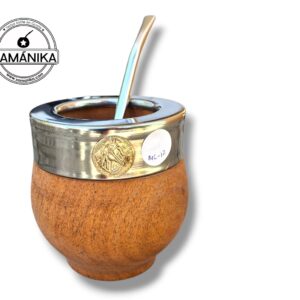 Mate Imperial de madera  + Bombilla (Mc-12)