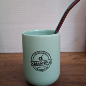 MATE CERAMICA CELESTE+ BOMBILLA ACERO TORNASOL