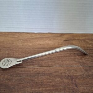 BOMBILLA PICO DE LORO PLATEADA ACERO INOX