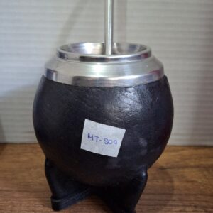 MATE TORPEDO NEGRO + BOMBILLA (804)