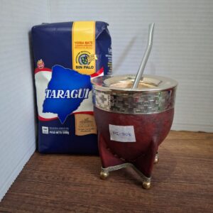 COMBO MATE IMPERIAL CAFE PREMIUM MI806+ BOMBILLA + YERBA MEDIO KILO TAZUL