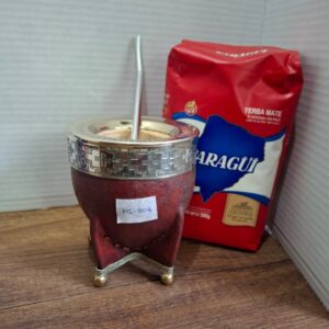 COMBO MATE IMPERIAL CAFE PREMIUM MI806+ BOMBILLA + YERBA MEDIO KILO TROJA