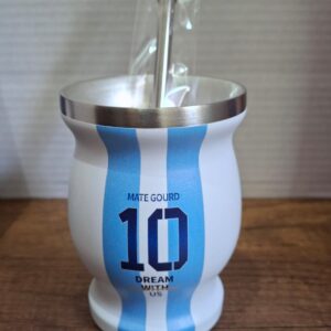 MATE ACERO INOX ARGENTINA + BOMBILLA