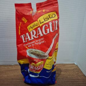 TARAGUI MATE LISTO (MATE PLASTICO, BOMBILLA PLASTICA Y YERBA MATE) DESECHABLE
