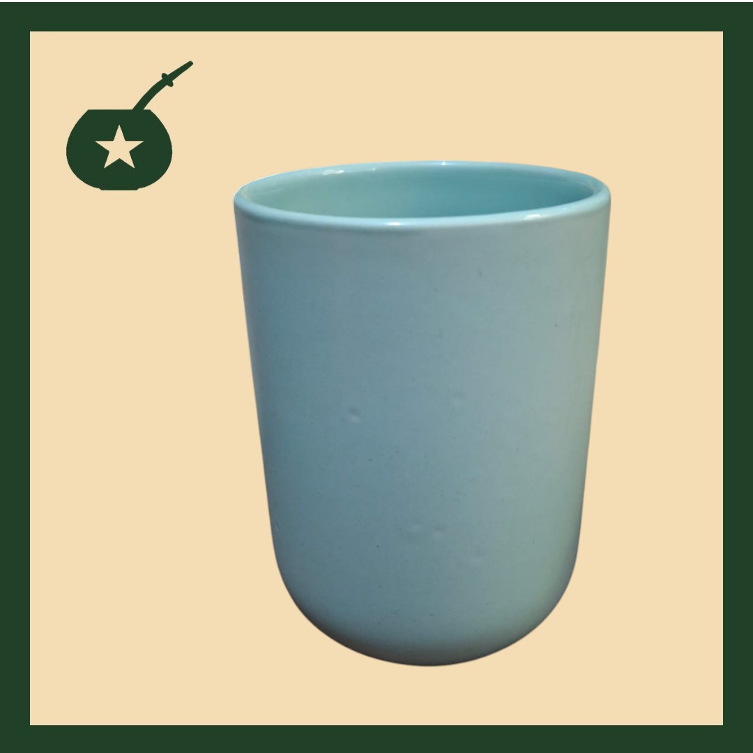 MATE CERAMICA celeste
