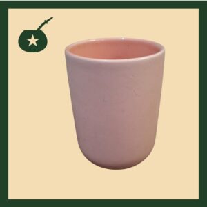 MATE CERAMICA ROSA