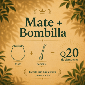 Combo Mate y Bombilla