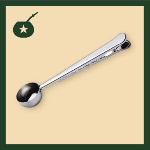 Cuchara Servidora y Selladora Acero Inox