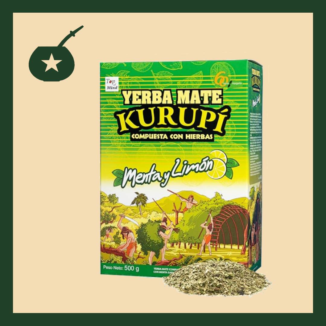 yerba mate kurupí Menta y Limón