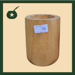 Mate madera geometrico