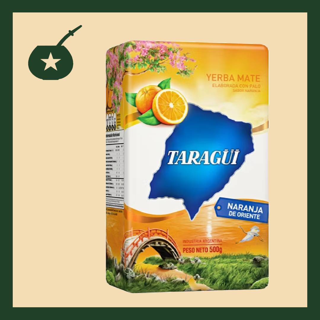 yerba mate taragui naranja 1/2 k