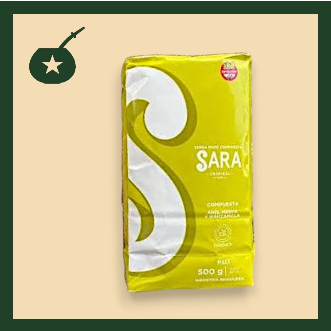 Yerba Mate Sara anis menta y manzanilla 1/2 k