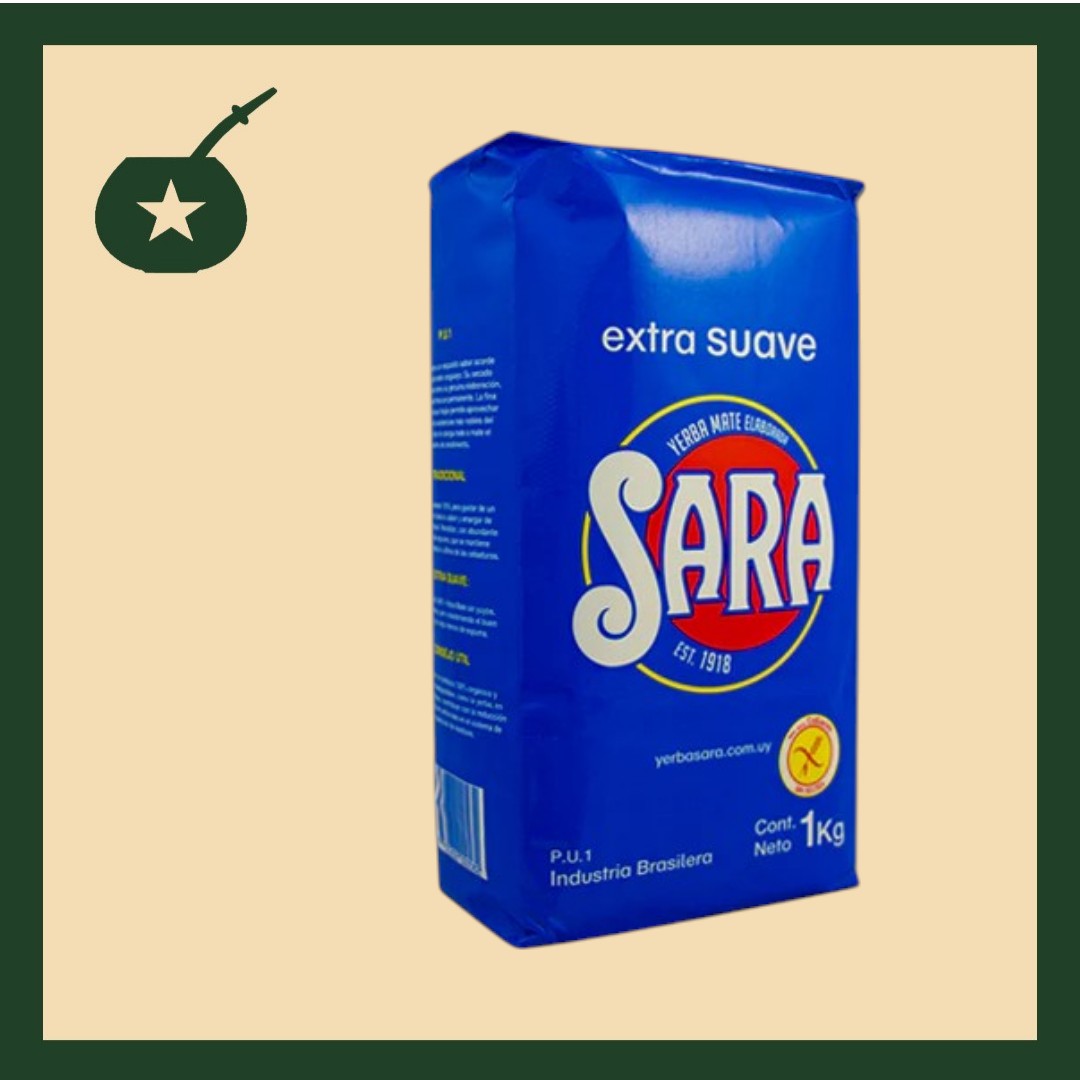 Yerba mate Sara extra suave (AZUL)