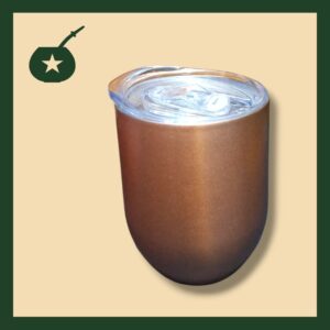 MATE cobre con tapa