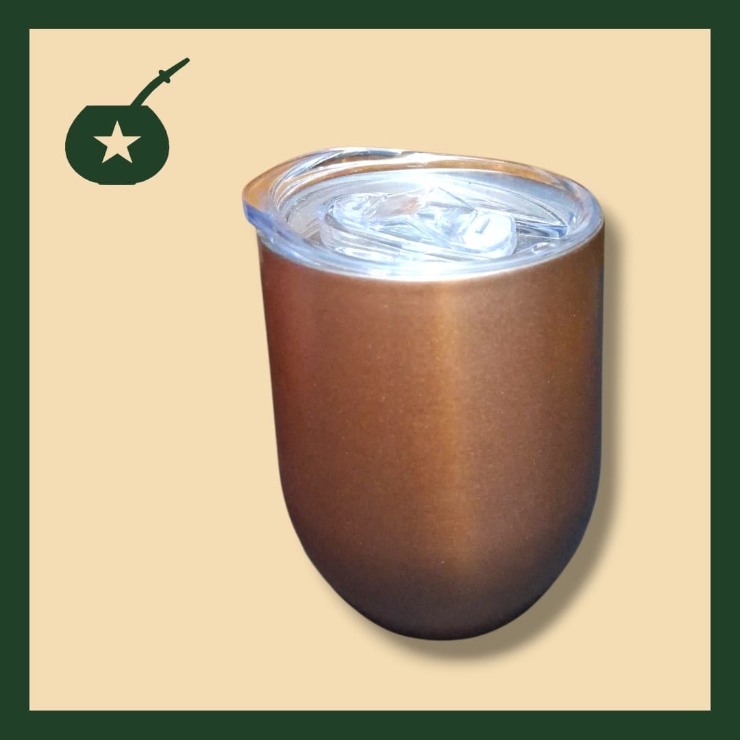 MATE cobre con tapa