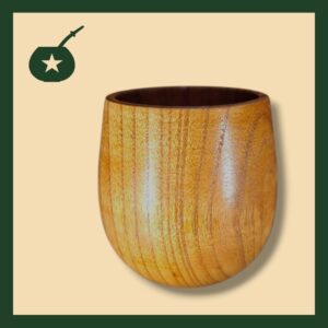 Mate madera vasito