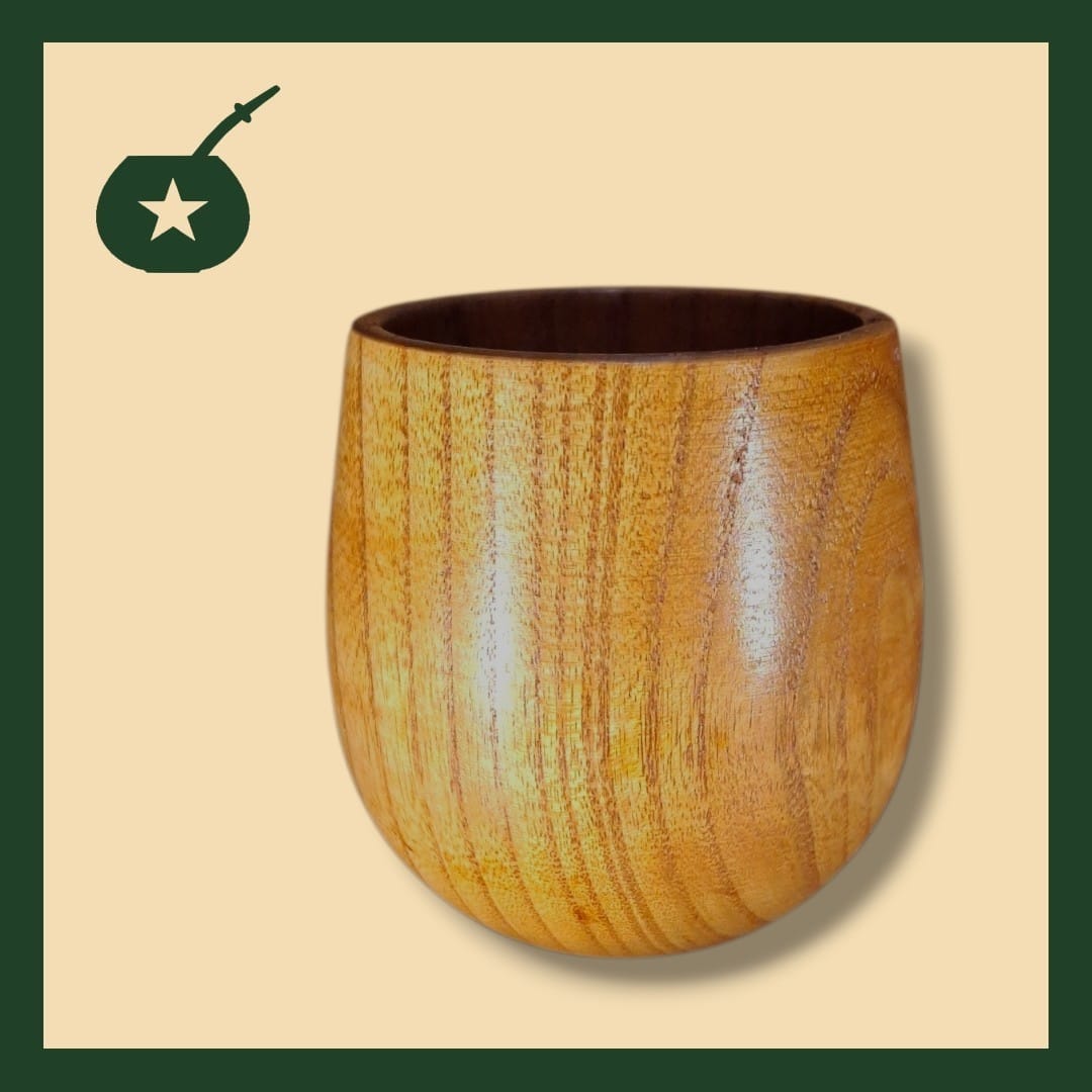 Mate madera vasito