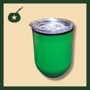 MATE VERDE CON TAPA