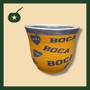 Mate boca juniors interior vidrio templado