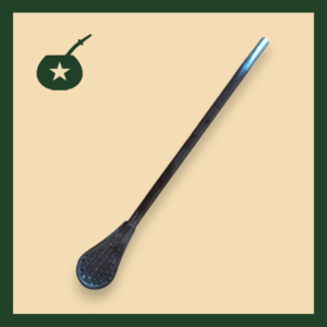 bombilla 18 cms negra