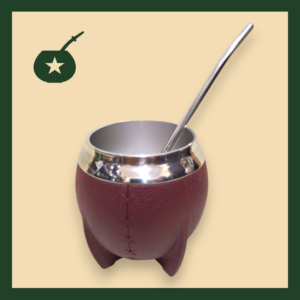 Mate Torpedo Café Interior Acero Inox. y exterior Acrílico+ Bombilla